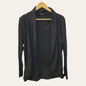 Express Black Open Front Cardigan Size M